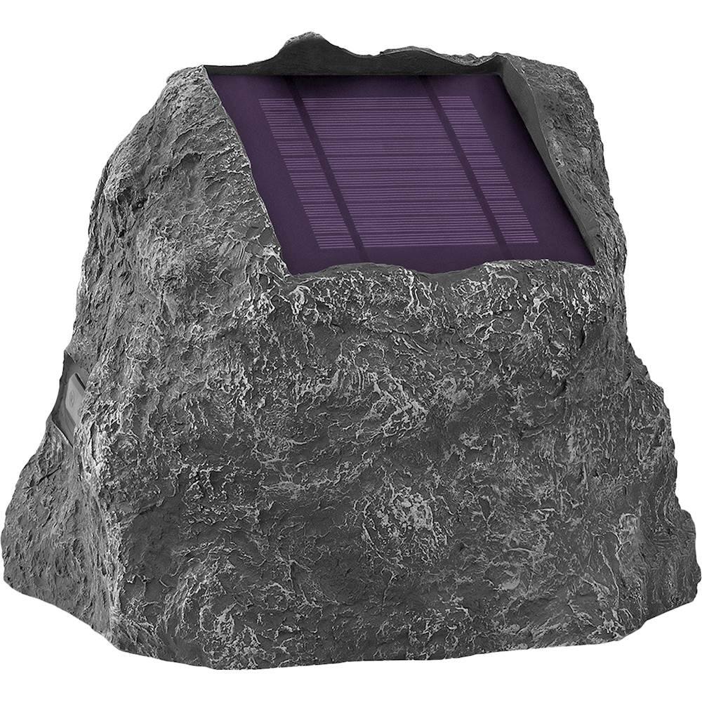 Alt View 11. Victrola - Portable Bluetooth Solar Charging Outdoor Speakers (2-Pack) - Gray.