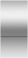 Fisher & Paykel - ActiveSmart 17.5 Cu. Ft. Bottom-Freezer Counter-Depth Refrigerator - Stainless steel - Front_Zoom