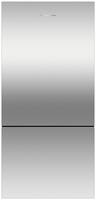 Fisher & Paykel - ActiveSmart 17.5 Cu. Ft. Bottom-Freezer Counter-Depth Refrigerator - Ezkleen Stainless Steel - Front_Zoom