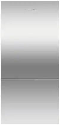 Fisher & Paykel - ActiveSmart 17.5 Cu. Ft. Bottom-Freezer Counter-Depth Refrigerator - Stainless Steel