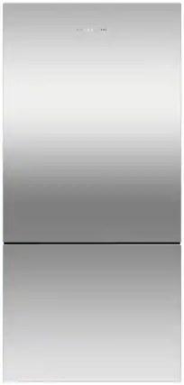 Front. Fisher & Paykel - ActiveSmart 17.5 Cu. Ft. Bottom-Freezer Counter-Depth Refrigerator - Stainless Steel.