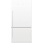 Fisher & Paykel - ActiveSmart 17.5 Cu. Ft. Bottom-Freezer Counter-Depth Refrigerator - White - Front_Standard