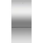 Fisher & Paykel - ActiveSmart 17.5 Cu. Ft. Bottom-Freezer Counter-Depth Refrigerator - Ezkleen Stainless Steel - Front_Standard