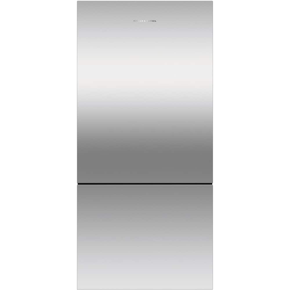 Fisher & Paykel - ActiveSmart 17.5 Cu. Ft. Bottom-Freezer Counter-Depth Refrigerator - Stainless Steel - Front_Zoom