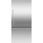 Fisher & Paykel - ActiveSmart 17.1 Cu. Ft. Bottom-Freezer Counter-Depth Refrigerator - Ezkleen Stainless Steel - Front_Standard