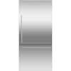 Front. Fisher & Paykel - ActiveSmart 17.1 Cu. Ft. Bottom-Freezer Counter-Depth Refrigerator - Stainless Steel.