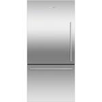 Fisher & Paykel - ActiveSmart 17.1 Cu. Ft. Bottom-Freezer Counter-Depth Refrigerator - Ezkleen Stainless Steel - Front_Standard