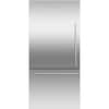 Front. Fisher & Paykel - ActiveSmart 17.1 Cu. Ft. Bottom-Freezer Counter-Depth Refrigerator - Stainless Steel.
