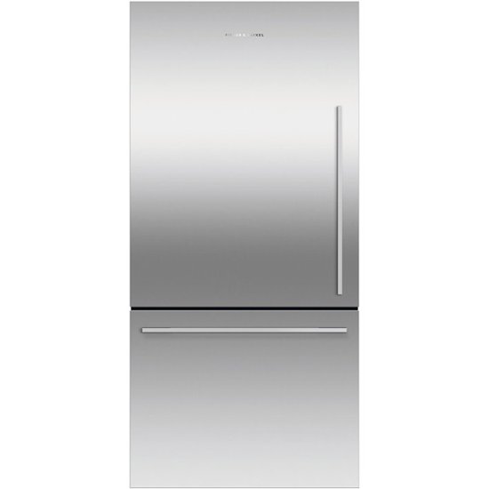Front Zoom. Fisher & Paykel - ActiveSmart 17.1 Cu. Ft. Bottom-Freezer Counter-Depth Refrigerator - Stainless steel.