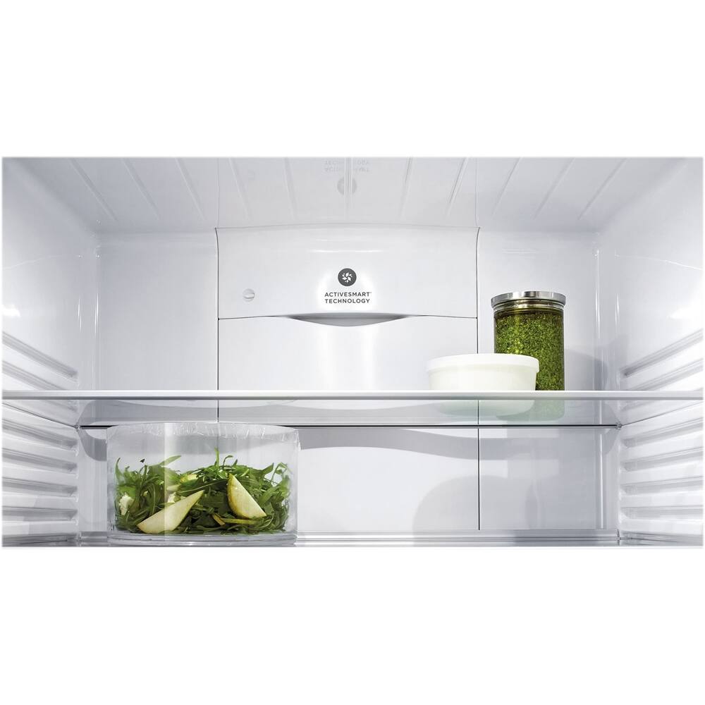 Alt View 14. Fisher & Paykel - ActiveSmart 17.1 Cu. Ft. Bottom-Freezer Counter-Depth Refrigerator - Stainless Steel.