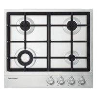 Fisher & Paykel - 23.6" Gas Cooktop - Stainless Steel - Front_Zoom