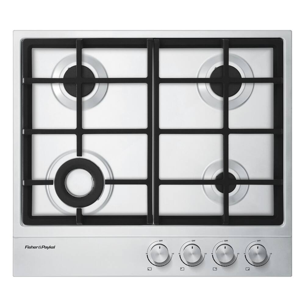 Alt View 11. Fisher & Paykel - 23.6" Gas Cooktop - Stainless Steel.