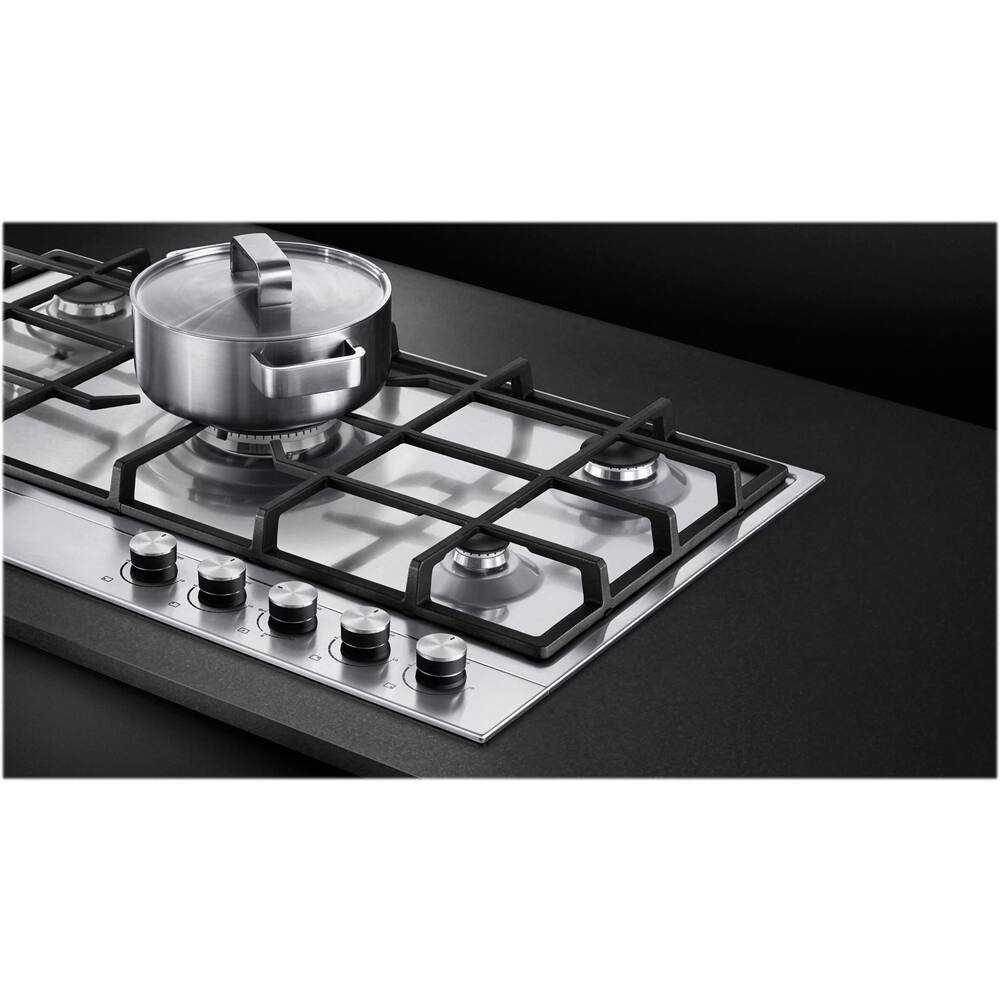 Alt View 12. Fisher & Paykel - 29.5" Gas Cooktop - Stainless Steel.