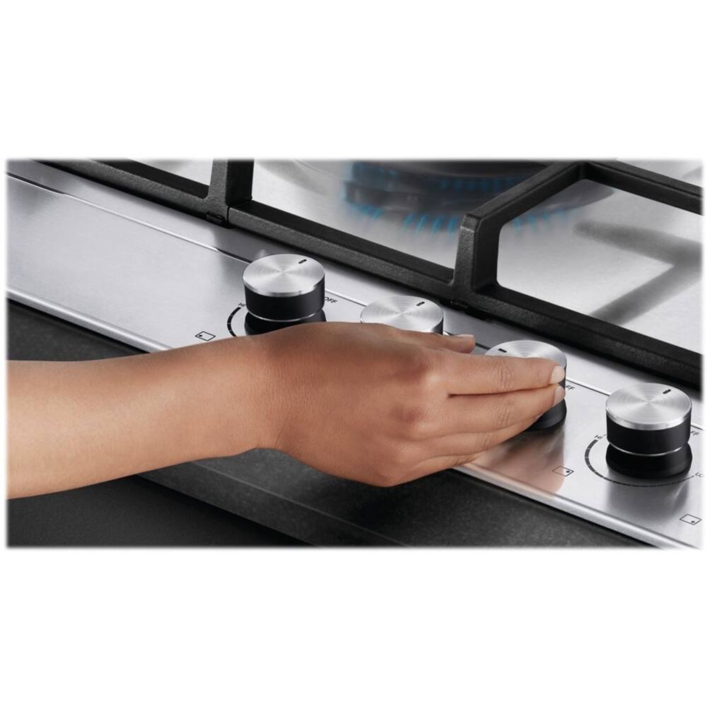 Alt View 16. Fisher & Paykel - 23.6" Gas Cooktop - Stainless Steel.