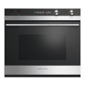 Fisher & Paykel - 29.9" Built-In Single Electric Wall Oven - Brushed Stainless Steel/Black Glass