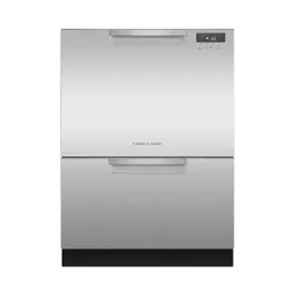 Fisher & Paykel - 24" Front Control Built-In Dishwasher - Ezkleen Stainless Steel