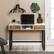 Alt View 11. Walker Edison - Juno Farmhouse Wood Writing Desk - Barnwood White.