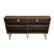 Front. Walker Edison - Crosby TV Stand for Most Flat-Panel TVs Up to 55" - Dark Walnut.