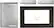 Front. Whirlpool - 27" Trim Kit for Whirlpool 2.2 Cu. Ft. Countertop Microwave Ovens - Black stainless steel.