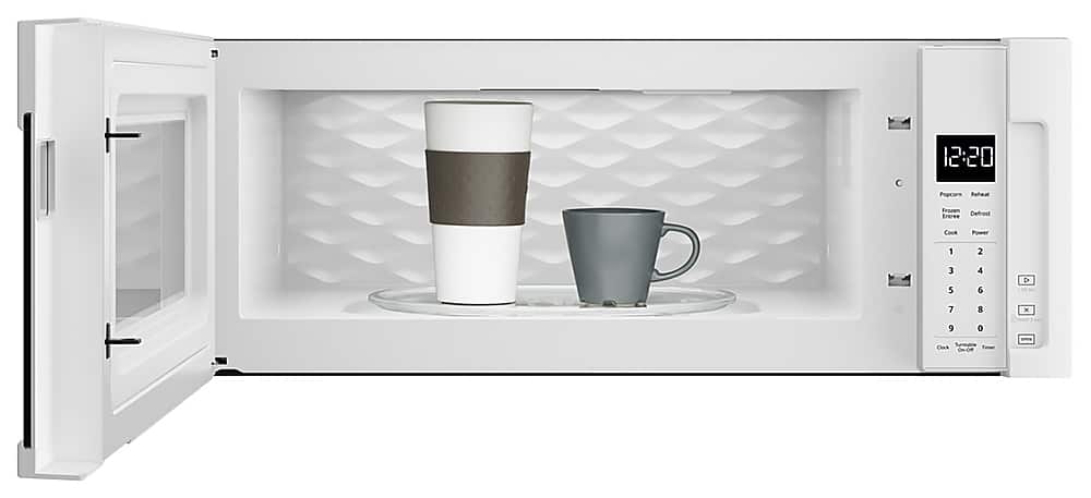 12:20 Pm. Reheat Frozen Defrost Entree Cook Power 1 2 3 5 4 6 D 7 8 x 9 0 Table Tray Clock.