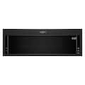 Whirlpool - 1.1 Cu. Ft. Low Profile Over-the-Range Microwave Hood Combination - Black