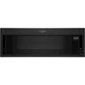 Front Zoom. Whirlpool - 1.1 Cu. Ft. Low Profile Over-the-Range Microwave Hood Combination - Black.