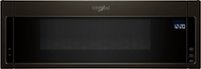 Whirlpool - 1.1 Cu. Ft. Low Profile Over-the-Range Microwave Hood Combination - Black Stainless Steel - Front_Zoom