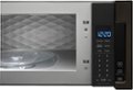 Alt View Zoom 1. Whirlpool - 1.1 Cu. Ft. Low Profile Over-the-Range Microwave Hood Combination - Black Stainless Steel.