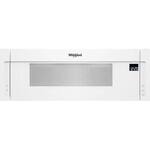 Whirlpool - 1.1 Cu. Ft. Low Profile Over-the-Range Microwave Hood Combination - White - Front_Standard
