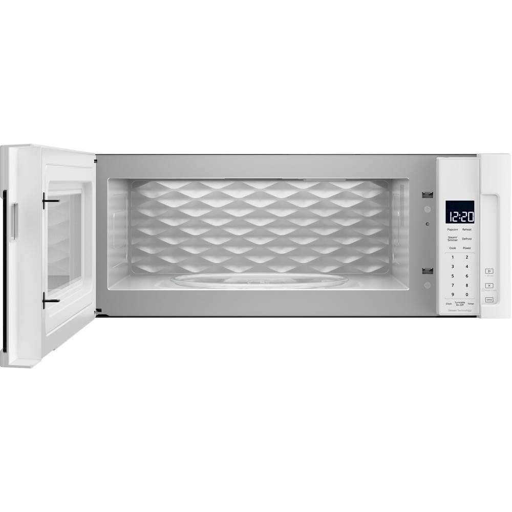 Alt View 11. Whirlpool - 1.1 Cu. Ft. Low Profile Over-the-Range Microwave Hood Combination - White.