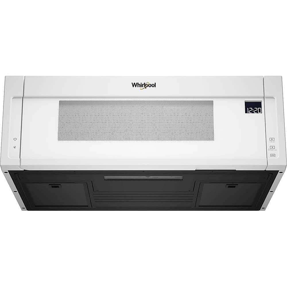 Alt View 12. Whirlpool - 1.1 Cu. Ft. Low Profile Over-the-Range Microwave Hood Combination - White.