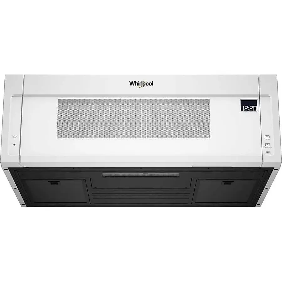 Alt View 12. Whirlpool - 1.1 Cu. Ft. Low Profile Over-the-Range Microwave Hood Combination - White.