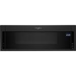 Whirlpool - 1.1 Cu. Ft. Low Profile Over-the-Range Microwave Hood Combination - Black - Front_Standard