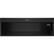 Front. Whirlpool - 1.1 Cu. Ft. Low Profile Over-the-Range Microwave Hood Combination - Black.