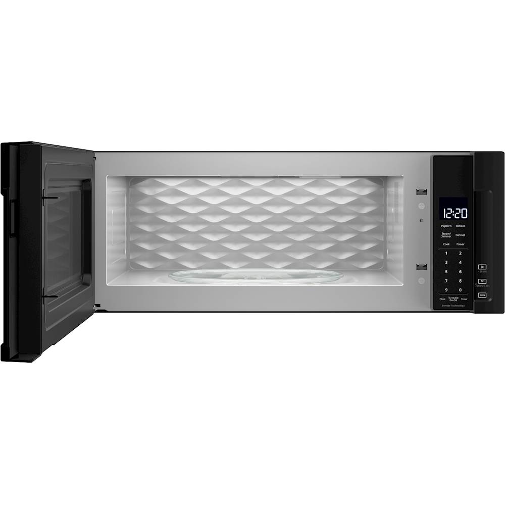 Whirlpool 1.1 Cu. Ft. Low Profile Over-the-Range Microwave Hood Combination  Black Stainless Steel WML75011HV - Best Buy