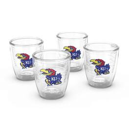 Tervis - Kansas Jayhawks 4-Pack 12oz. Emblem Tumbler Set - Multicolor