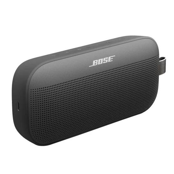 Angle. Bose - SoundLink Flex SE Gen 2 Portable Waterproof Bluetooth Speaker - Black.