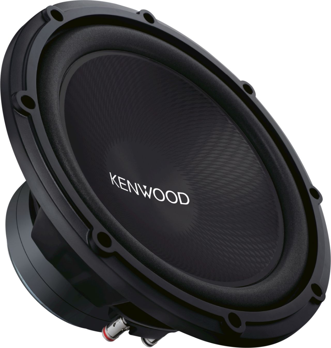 Angle View: Kenwood - Road Series 12" Single-Voice-Coil 4-Ohm Subwoofer - Black