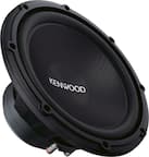 Angle. Kenwood - Road Series 12" Single-Voice-Coil 4-Ohm Subwoofer - Black.