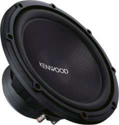 Kenwood - Road Series 12" Single-Voice-Coil 4-Ohm Subwoofer - Black - Angle_Zoom