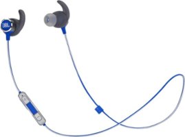 JBL - Reflect Mini 2 Wireless In-Ear Headphones - Blue - Front_Zoom