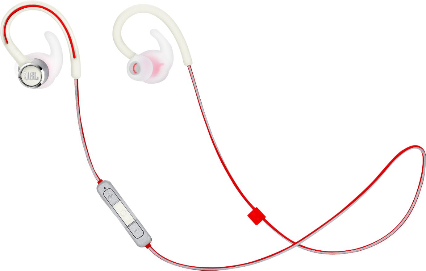 Angle View: JBL - Reflect Contour 2 Wireless In-Ear Headphones - White