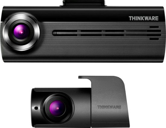 THINKWARE - F200D Front and Rear Camera Dash Cam - Gray/Black