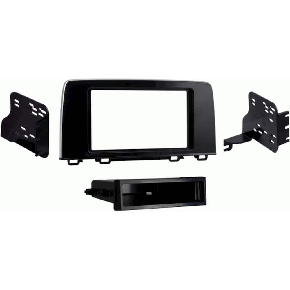 Front. Metra - Dash Kit for Select 2017-2022 Honda CR-V DIN - Black.