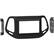 Front. Metra - Dash Kit for Select 2017-2023 Jeep Compass DIN - Black.