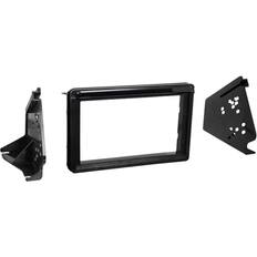 Front. Metra - Dash Kit for Select 2014-2017 Polaris Slingshot DIN DDIN - Black.
