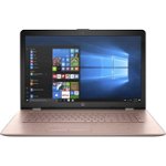Front. HP - 17.3" Refurbished Touch-Screen Laptop - Intel Core i3 - 8GB Memory - 2TB Hard Drive - Rose Gold.