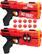 Front. Marvel - Rival Deadpool Kronos XVIII-500 Blasters (2-Pack) - Red And Black.
