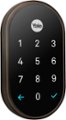 Angle. Nest x Yale - Smart Lock Wi-Fi Replacement Deadbolt with App/Keypad/Voice assistant Access - Oil Rubbed Bronze.