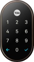 Nest x Yale - Smart Lock Wi-Fi Replacement Deadbolt with App/Keypad/Voice assistant Access - Oil Rubbed Bronze - Front_Zoom